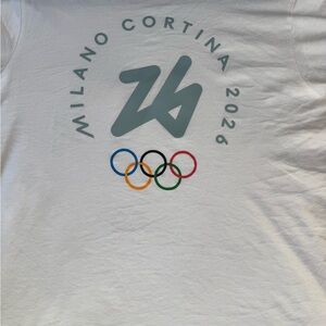 Milano Cortina 2026 White T-Shirt